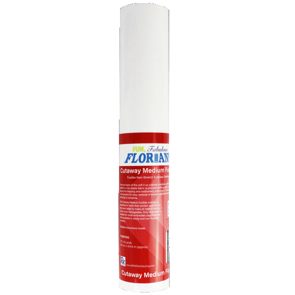 Floriani's Cutaway Medium Fusible 15" x 10 yds Fusible