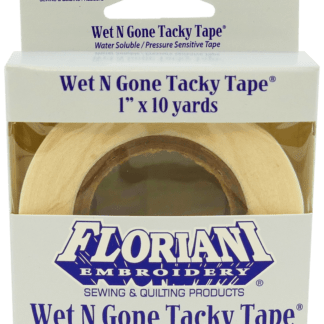 Floriani's  Wet N Gone Tacky  1" x 10 yds  Tape Size *Min order 3 *Ltd Qty