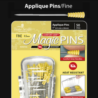 Taylor Seville Magic Pins Applique Fine 50pc 1” (.5mmx26mm)
