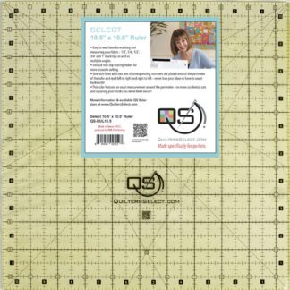 10.5" x 10.5" Quilters Select Non-Slip Ruler