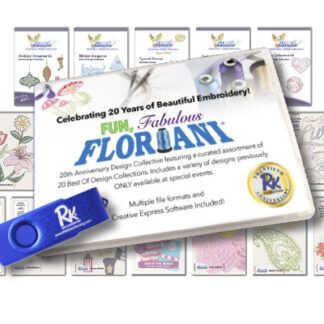 Floriani Anniversary Design Collective w/Creative Express on a USB (20 Designs)