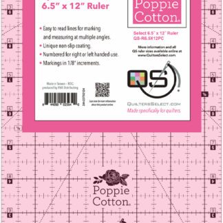 QS Poppie Cotton Special Edition Ruler 6.5×12