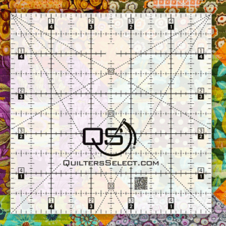 Quilters Select Crystal Ruler 5" x 5" - Clear Non-Slip